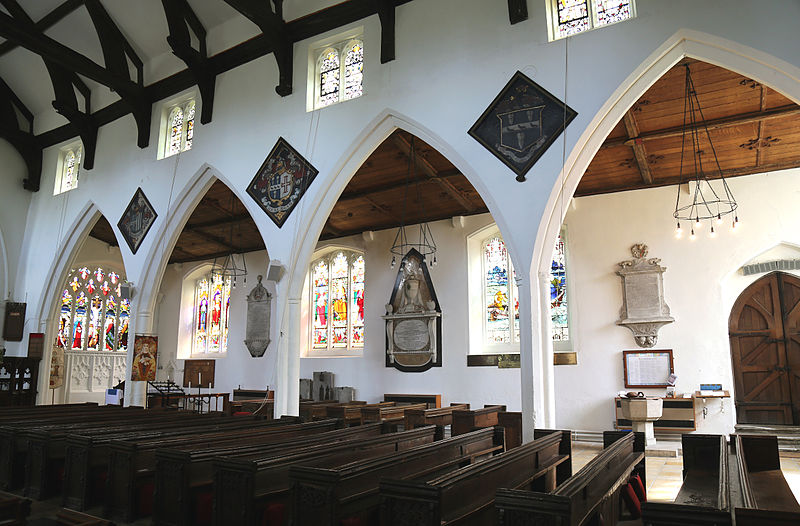 File:Church of Ss Mary & Lawrence interior - south aisle.JPG