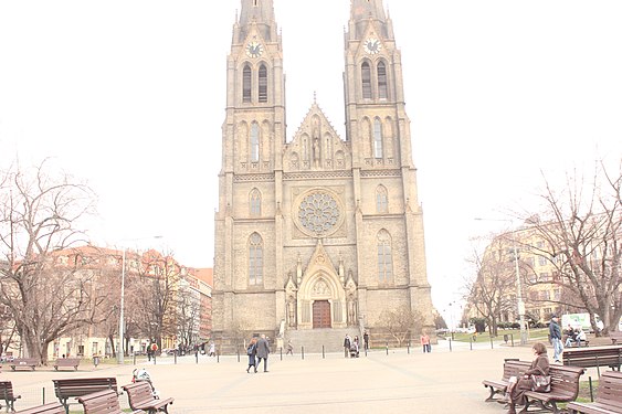 Church of St. Ludmila in Prague