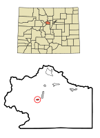 Location in Clear Creek County and the کلرادو