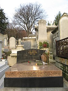 Colette mezar taşı.jpg