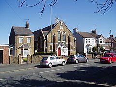 Gereja kongregasional, Picardy Jalan, Belvedere, Kent - geograph.org.inggris - 147119.jpg