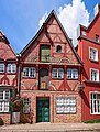 Haus mit historischen Fachwerk aus Lüneburg