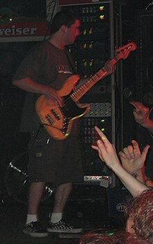 Dan Maines performing with Clutch in Austin, Texas in 2003