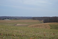 Open land in the township's north