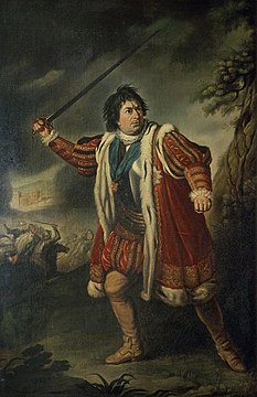 David Garrick dans Richard III Tableau de Nathaniel Dance-Holland