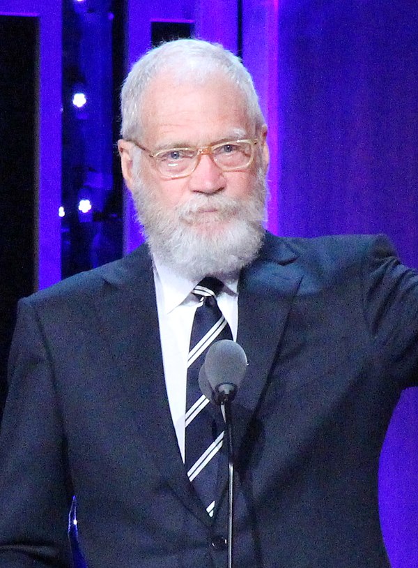 Letterman at the 2016 Peabody Awards