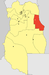 Dipartimento di La Paz – Mappa