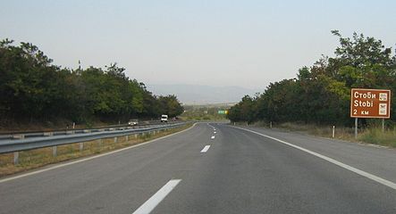 E75 in Macedonië