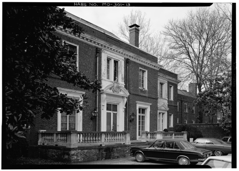 File:EAST ELEVATION FROM SOUTHEAST. - Oxon Hill Manor, 6701 Oxon Hill Road, Oxon Hill, Prince George's County, MD HABS MD,17-OXHI,1-13.tif