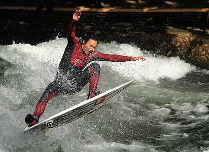 Eisbach surfer