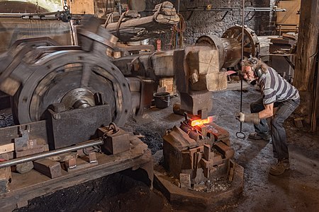 Historical hammer mill in Hasloch, Lower Franconia Photograph: Tilman2007