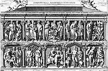 Engraving of Junius Bassus Sarcophagus Engraving of Junius Bassus Sarcophagus.jpg