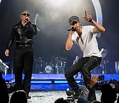 Image 48Pitbull and Enrique Iglesias recorded a remix version of the album track "Dirty Dancer" was released as the fourth English single and became his ninth Hot Dance Club Play chart topper, tying with Prince and Michael Jackson as the male with the most No. 1 dance singles. (from 2010s in music)