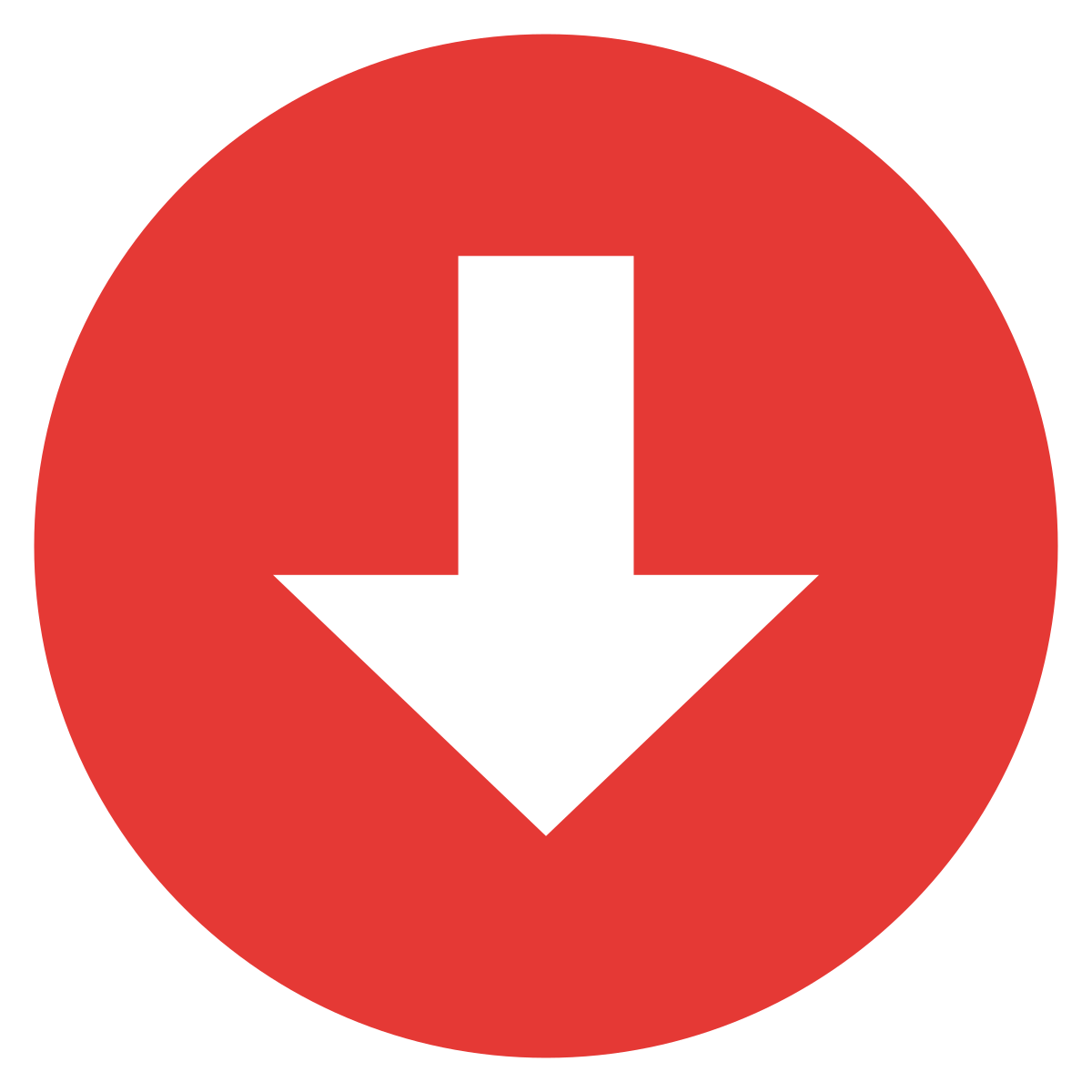 down arrow symbol