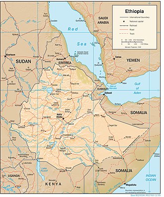 Map of Ethiopia showing some of the main rivers Ethiopia Physiography.jpg