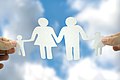 Family Concept - Paper Cut Out Against Blue Sky - 48412252331.jpg