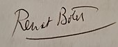 signature de René Botet