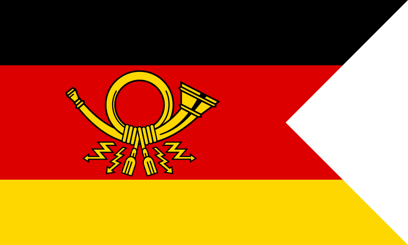 File:Flag of German post president.svg