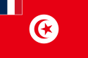 Flag of Tunisia with French canton.svg