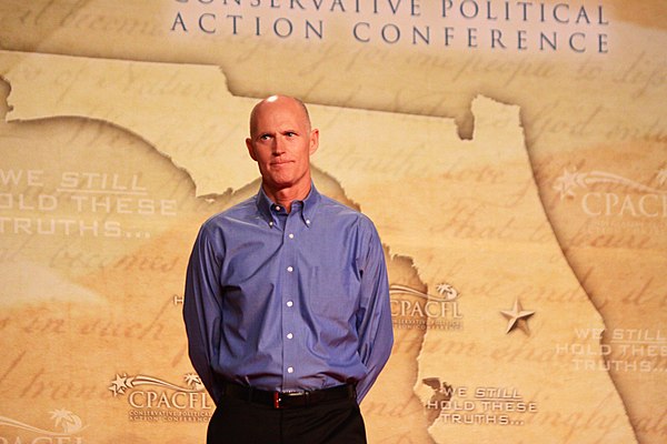 Governor Scott speaking at the 2011 Conservative Political Action Conference (CPAC) in Orlando, Florida