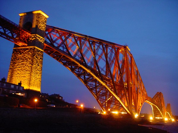 The Forth Bridge built by Sir William Arrol & Co.