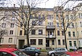 Apartment building in closed development with front garden