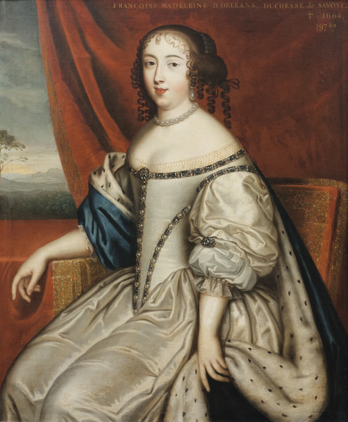 File:French School - Françoise Madeleine d'Orléans, Duchess of Savoy.png