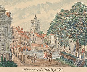 Mare Street, Hackney - 1731