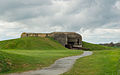 3013) Canon allemand dans son bunker, mur de l'Atlantique, Longues-sur-Mer, Calvados, , 5 septembre 2015