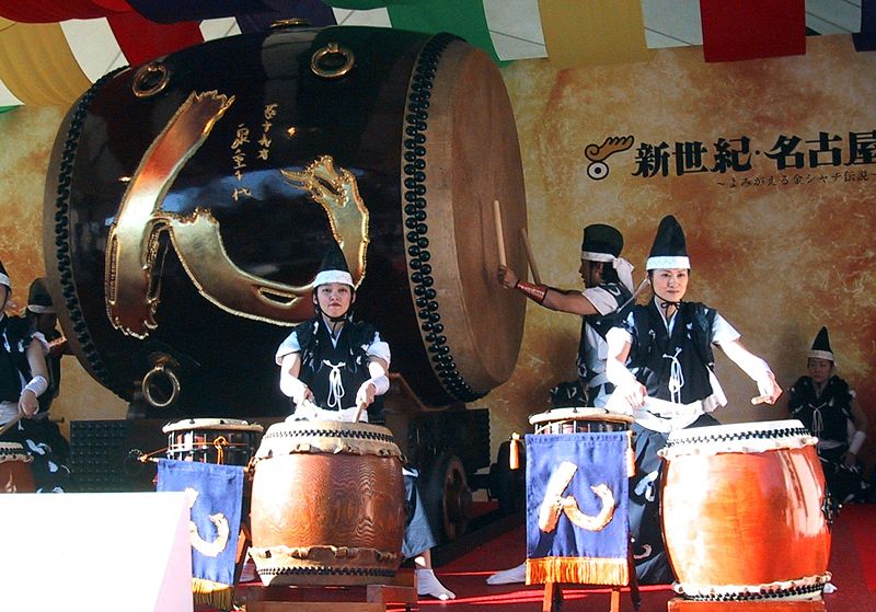 File:Giant Taiko Drum Nagoya.jpg