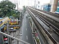 View of the tracks from the platform