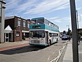 Damory Coaches 5069 (GEL 685V), a Bristol VRT/ECW in South Street, Newport, Isle of Wight having just been used to operate the shuttle service between the town and the Isle of Wight Festival 2010 site.