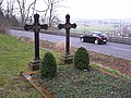 Memorial stone from 1857 and grave of those of Schlotheim