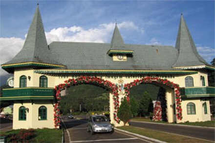 Gramado is a German-themed tourist city in the Serra Gaúcha that is about 105km from Porto Alegre (under 2 hours by car, although you may spend more time driving through the beautiful cities of the Rota Romântica or Romantic Route).