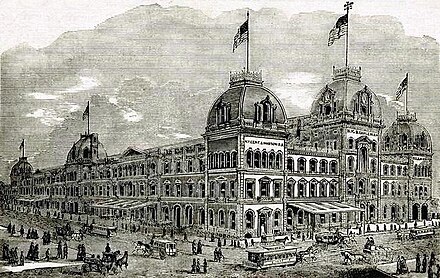 The Grand Central Depot was an important hub for rail transportation, a major part of the shipping industry in the late nineteenth century
