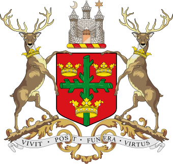 File:Grand coat of arms of Nottingham.svg (Quelle: Wikimedia)