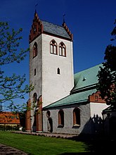 Fil:Hörby kyrka torn.jpg