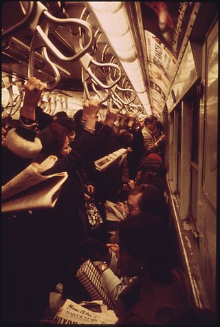 <span class="mw-page-title-main">Standing passenger</span> Passengers who remain standing during public transport