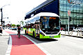 Hamburger Hochbahn AG bus 8194 van het type Volvo 7900 te Hamburg.