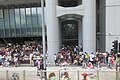 HK 中環 Central 德輔道中 Des Voeux Road tram view HSBC HQ visitors June 2019 IX2 06.jpg
