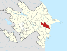 Hajigabul District in Azerbaijan 2021.svg