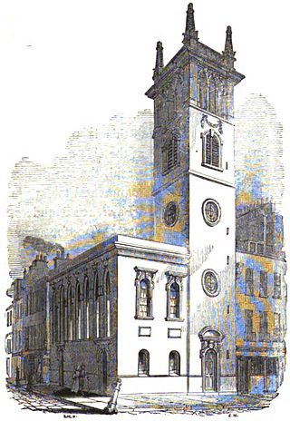 <span class="mw-page-title-main">All Hallows, Bread Street</span> Church in London, England