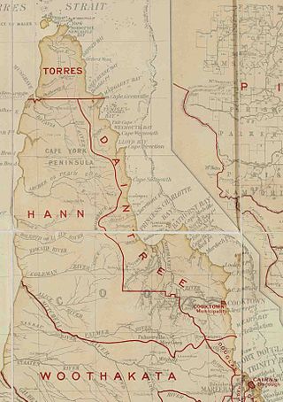 <span class="mw-page-title-main">Shire of Hann</span> Former local government area in Far North Queensland, Australia