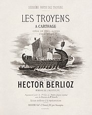 02/01: Coberta del 1863 de la segona part de l'òpera Les Troyens d'Hector Berlioz