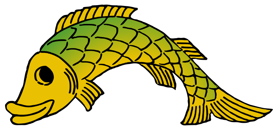 Рыбы 19. Морская геральдика рыбы герб. Fish heraldry.