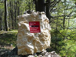 <span class="mw-page-title-main">Hinteri Egg</span> Highest point of the Swiss canton of Basel-Country