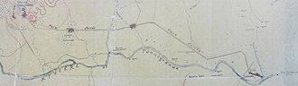 Historisk kort over Decauville -jernbanen ved Camp Crique Anguille (Bagne des Annamites) .jpg