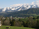 Vista da comunidade de Hittisau