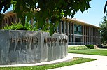 Panneau d'entrée du Harvey Mudd College