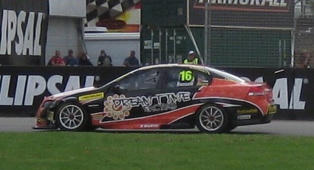 David Russell placed 18th driving a Holden VE Commodore for Dreamtime Racing